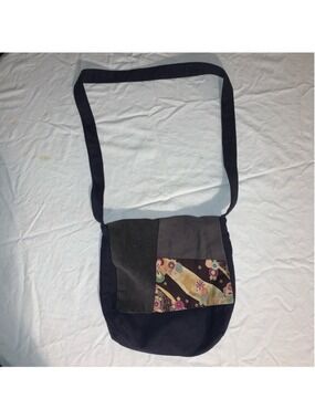 Women's Summer Navy Multicolor Patchwork Crossbody Bag